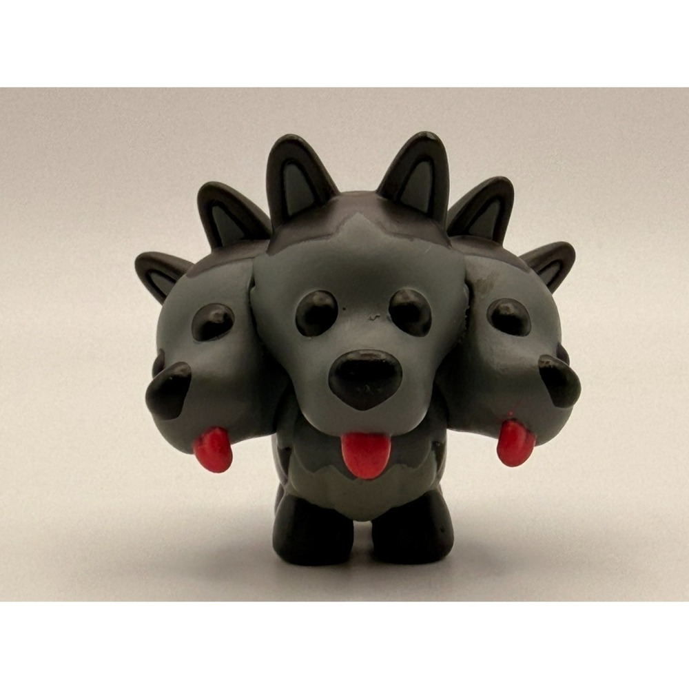 Roblox Adopt Me Cerberus Three Headed Dog Mini Figure Gray Black AM Toy